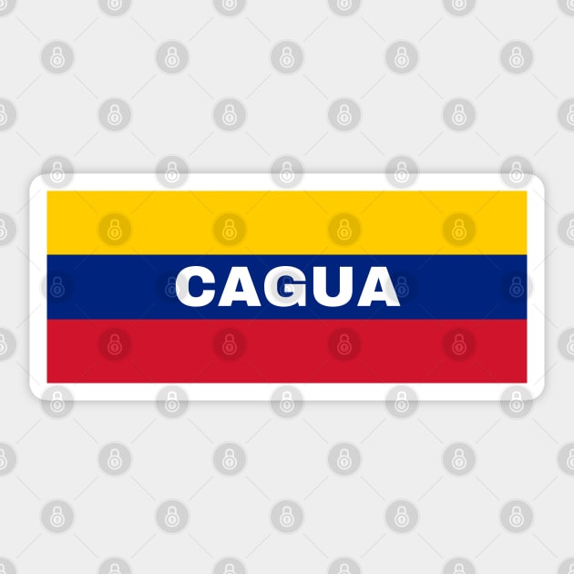 Cagua City in Venezuelan Flag Colors Sticker by aybe7elf